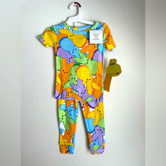 Peeps Colorful Kids Pajamas Set size 3T-NWT - Picture 1 of 3